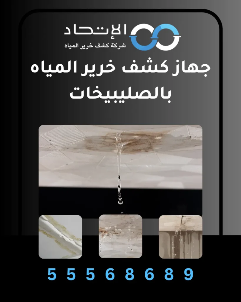 جهاز كشف خرير المياه بالصليبيخات لتحديد تسربات المياه بدقة بدون تكسير مع شركة الإتحاد